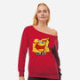 Kindness Is Punk Rock-Womens-Off Shoulder-Sweatshirt-Soletine