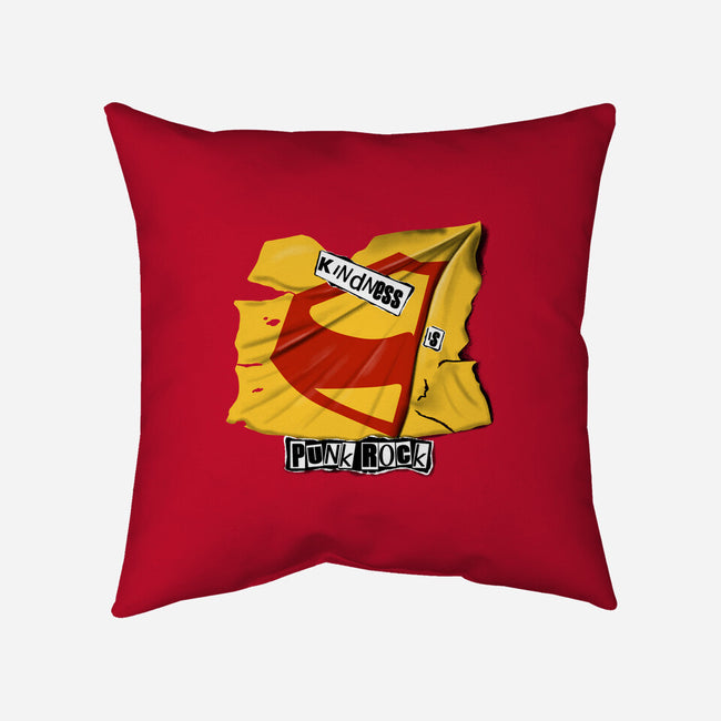 Kindness Is Punk Rock-None-Removable Cover w Insert-Throw Pillow-Soletine