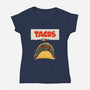 Fish Tacos-Womens-V-Neck-Tee-kg07
