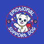 Emotional Support Dog-Mens-Heavyweight-Tee-rocketman_art