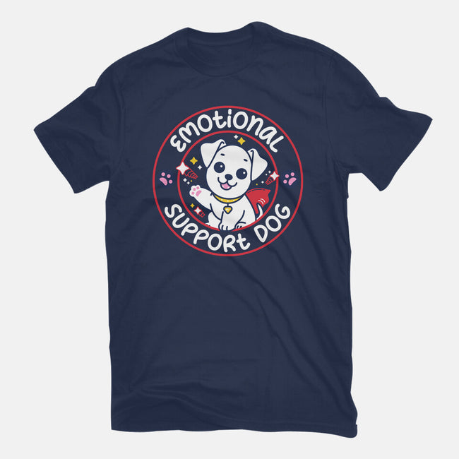 Emotional Support Dog-Mens-Heavyweight-Tee-rocketman_art
