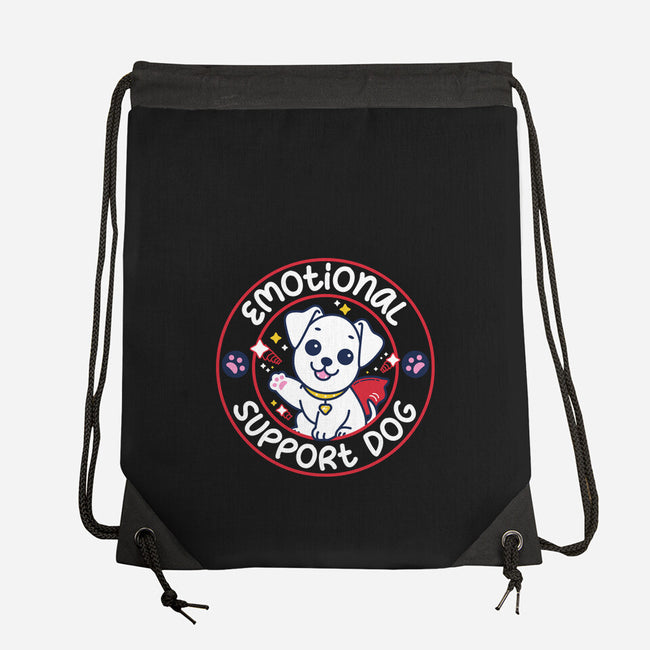 Emotional Support Dog-None-Drawstring-Bag-rocketman_art