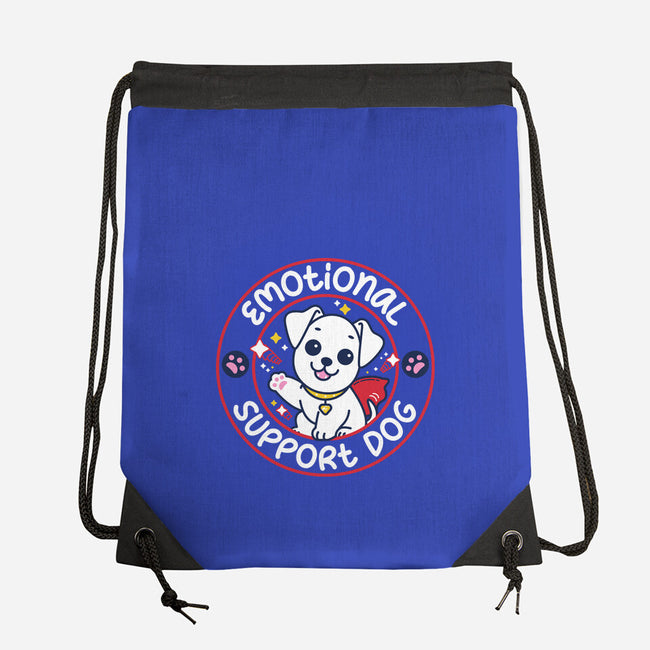 Emotional Support Dog-None-Drawstring-Bag-rocketman_art