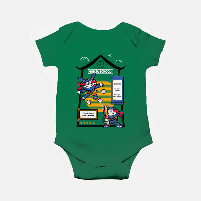 Ninja School-Baby-Basic-Onesie-krisren28