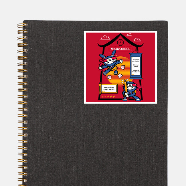 Ninja School-None-Glossy-Sticker-krisren28