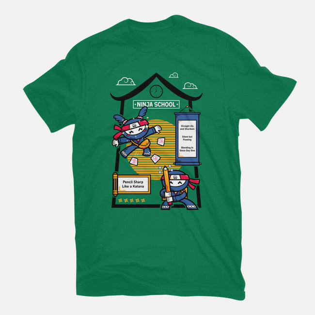 Ninja School-Womens-Fitted-Tee-krisren28