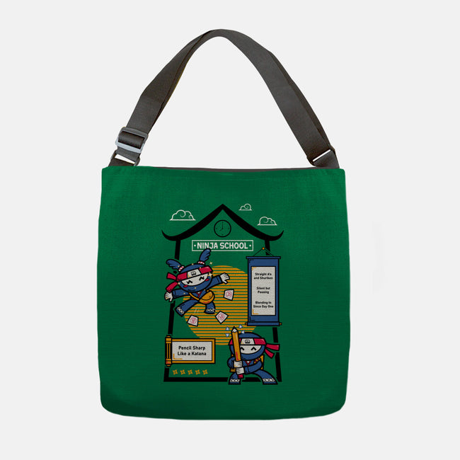 Ninja School-None-Adjustable Tote-Bag-krisren28