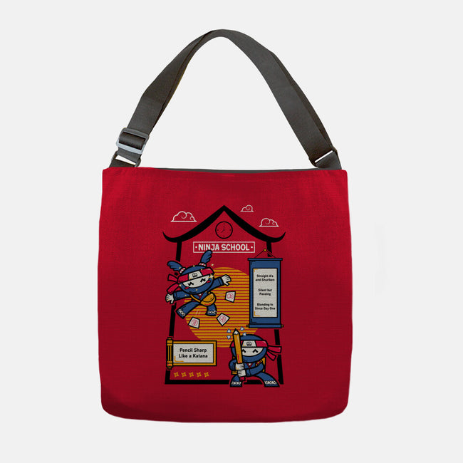 Ninja School-None-Adjustable Tote-Bag-krisren28
