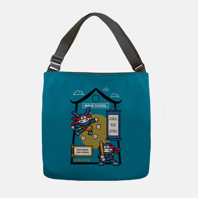 Ninja School-None-Adjustable Tote-Bag-krisren28