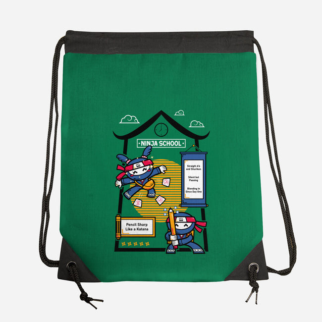 Ninja School-None-Drawstring-Bag-krisren28