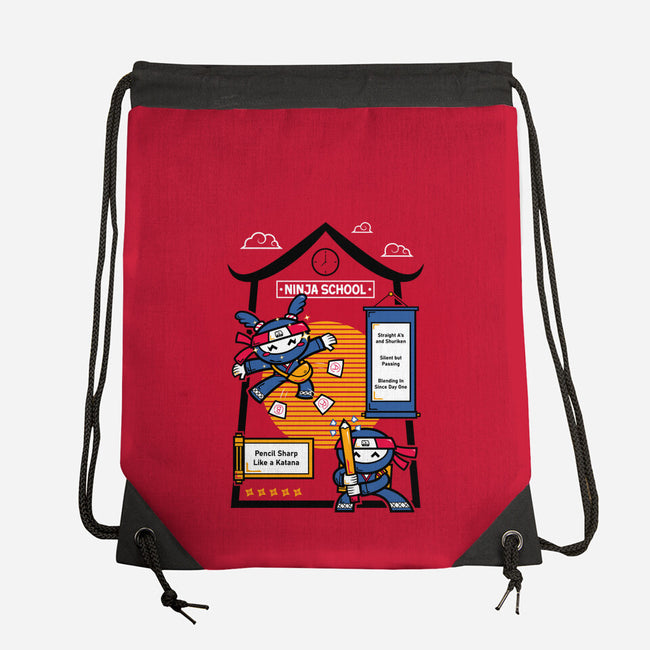 Ninja School-None-Drawstring-Bag-krisren28