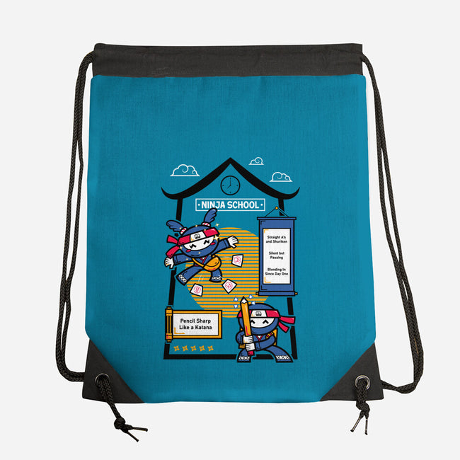 Ninja School-None-Drawstring-Bag-krisren28