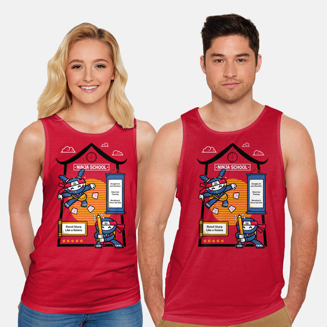 Ninja School-Unisex-Basic-Tank-krisren28