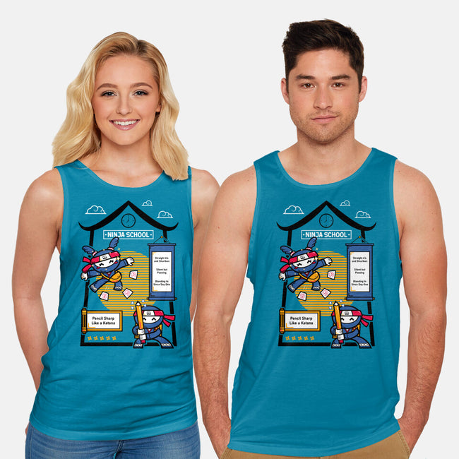 Ninja School-Unisex-Basic-Tank-krisren28