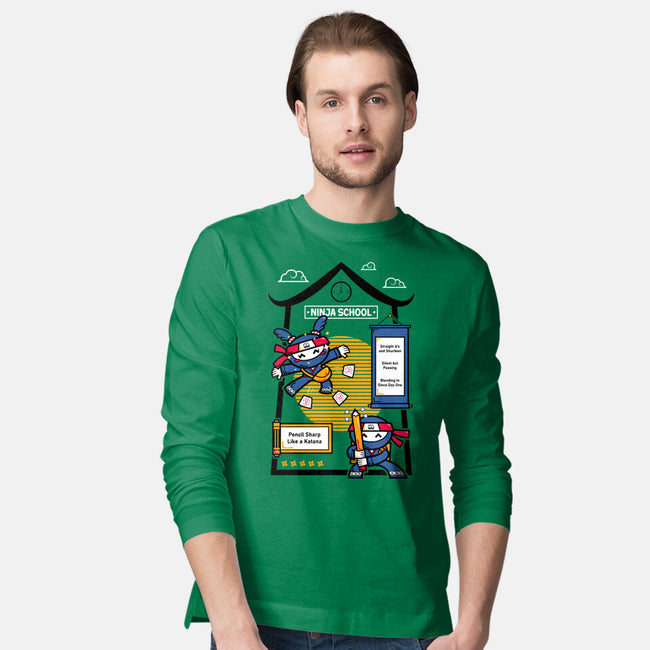 Ninja School-Mens-Long Sleeved-Tee-krisren28