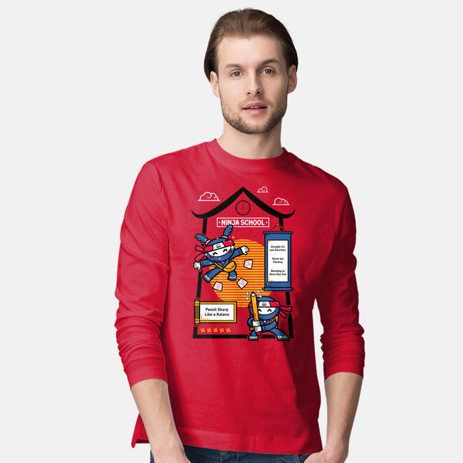 Ninja School-Mens-Long Sleeved-Tee-krisren28