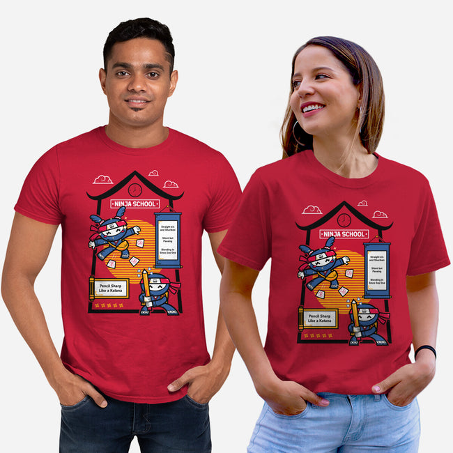 Ninja School-Unisex-Basic-Tee-krisren28