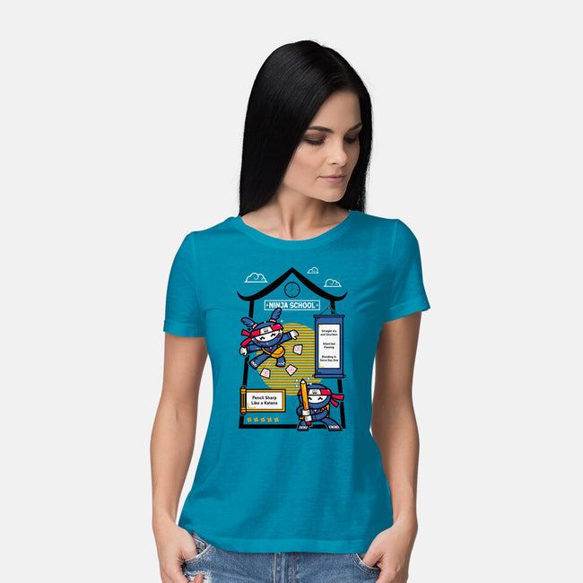 Ninja School-Womens-Basic-Tee-krisren28