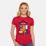 Ninja School-Womens-Fitted-Tee-krisren28