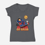 Go Solar-Womens-V-Neck-Tee-Boggs Nicolas