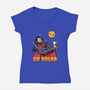 Go Solar-Womens-V-Neck-Tee-Boggs Nicolas