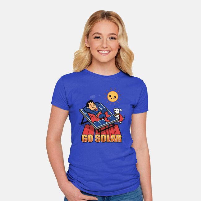 Go Solar-Womens-Fitted-Tee-Boggs Nicolas