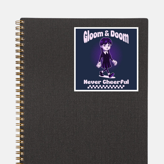 Gloom And Doom-None-Glossy-Sticker-P1yu5h