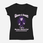 Gloom And Doom-Womens-V-Neck-Tee-P1yu5h