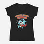 Certified Summer Lifeguard-Womens-V-Neck-Tee-Lorets