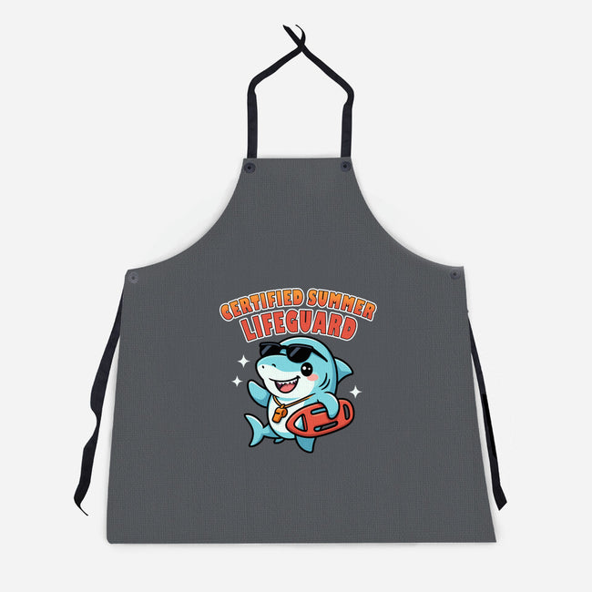 Certified Summer Lifeguard-Unisex-Kitchen-Apron-Lorets