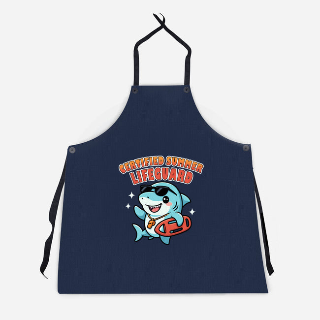 Certified Summer Lifeguard-Unisex-Kitchen-Apron-Lorets