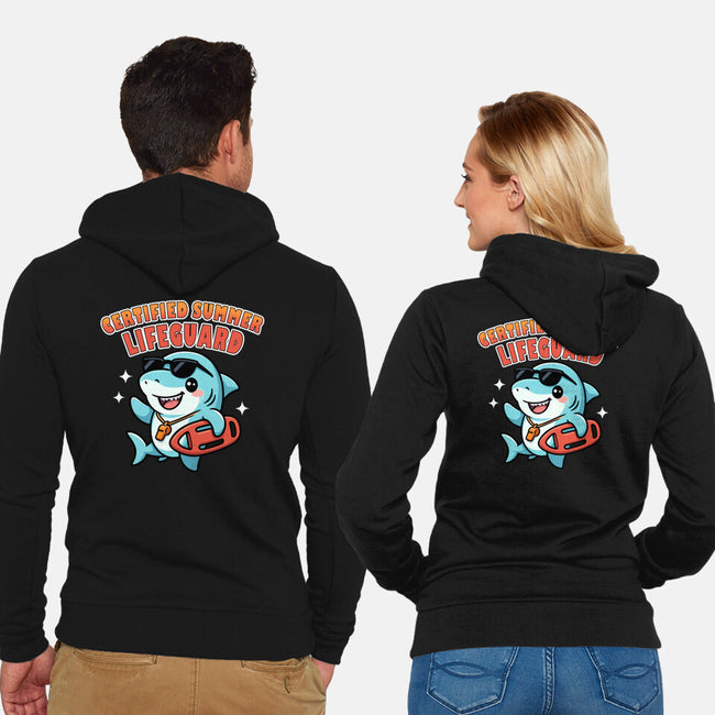 Certified Summer Lifeguard-Unisex-Zip-Up-Sweatshirt-Lorets