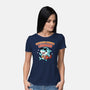 Certified Summer Lifeguard-Womens-Basic-Tee-Lorets