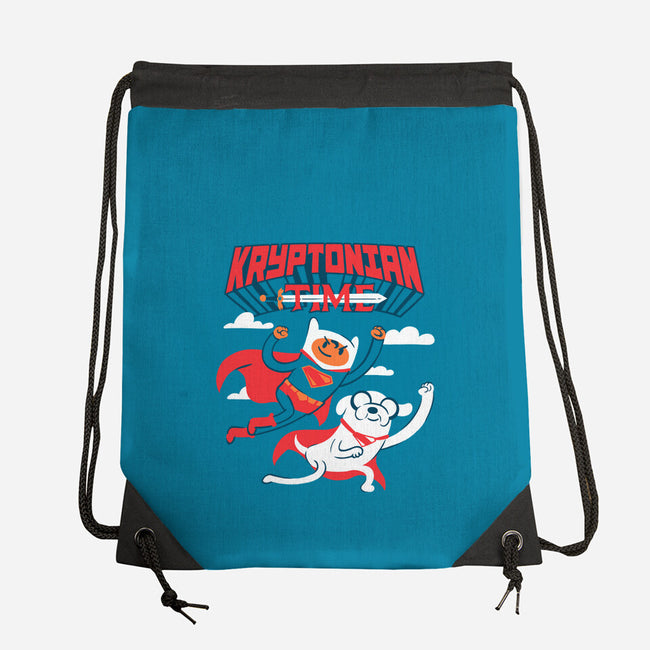 Kryptonian Time-None-Drawstring-Bag-estudiofitas