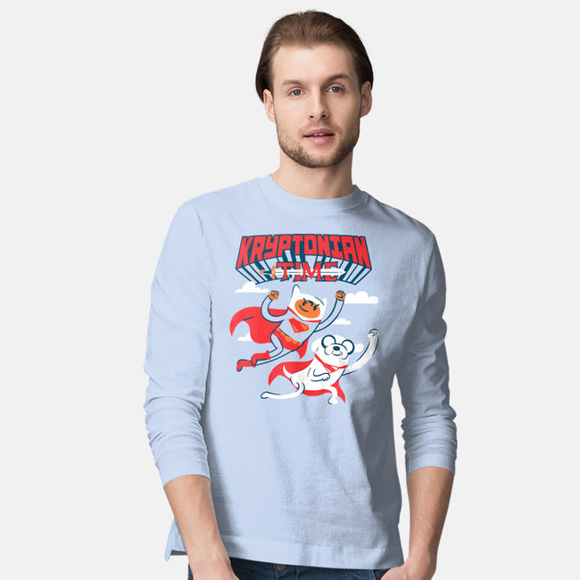 Kryptonian Time-Mens-Long Sleeved-Tee-estudiofitas