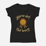 You're Not The Worst-Womens-V-Neck-Tee-koalastudio
