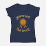 You're Not The Worst-Womens-V-Neck-Tee-koalastudio