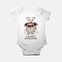 Calmly Panicking-Baby-Basic-Onesie-koalastudio