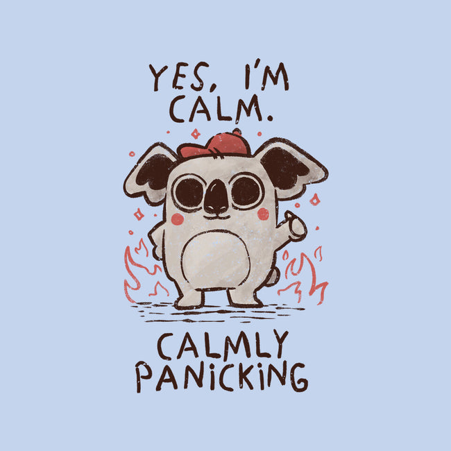 Calmly Panicking-Unisex-Zip-Up-Sweatshirt-koalastudio
