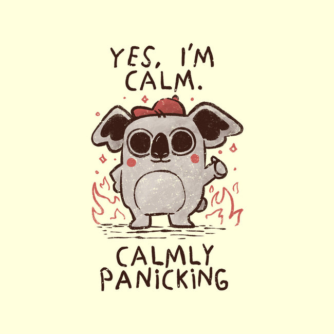 Calmly Panicking-None-Adjustable Tote-Bag-koalastudio