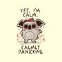 Calmly Panicking-None-Adjustable Tote-Bag-koalastudio