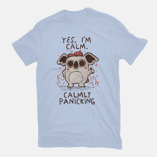 Calmly Panicking-Mens-Premium-Tee-koalastudio