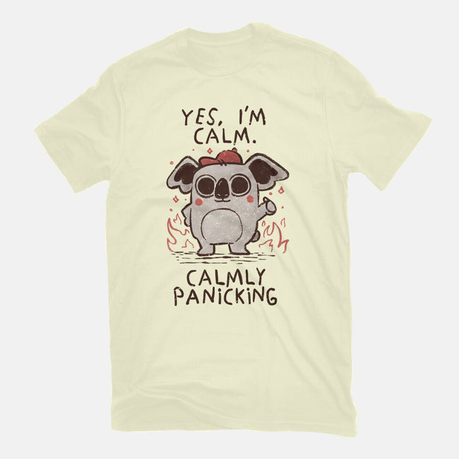 Calmly Panicking-Mens-Premium-Tee-koalastudio