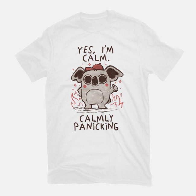 Calmly Panicking-Mens-Premium-Tee-koalastudio