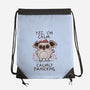 Calmly Panicking-None-Drawstring-Bag-koalastudio