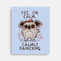 Calmly Panicking-None-Stretched-Canvas-koalastudio
