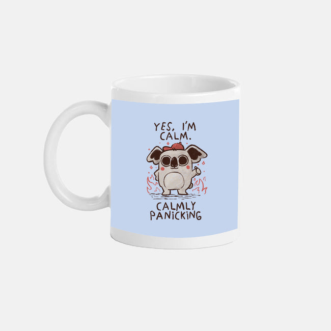 Calmly Panicking-None-Mug-Drinkware-koalastudio