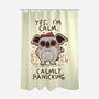 Calmly Panicking-None-Polyester-Shower Curtain-koalastudio