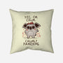 Calmly Panicking-None-Removable Cover w Insert-Throw Pillow-koalastudio