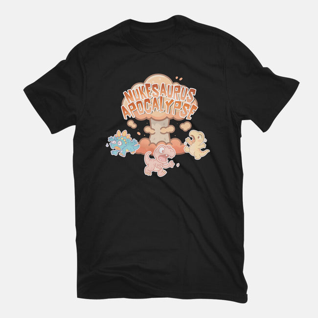 NukeSaurus Apocalypse-Womens-Fitted-Tee-Lorets